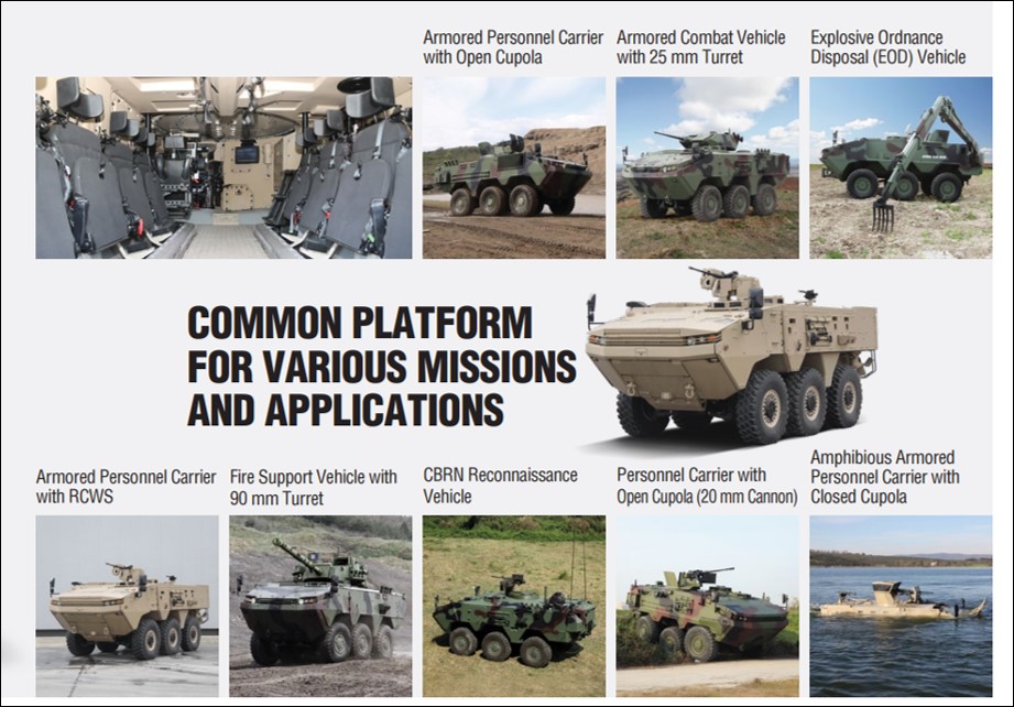 Arma Turkish 6x6 Amphibious Infantry Fighting Vehicle (IFV) (F)